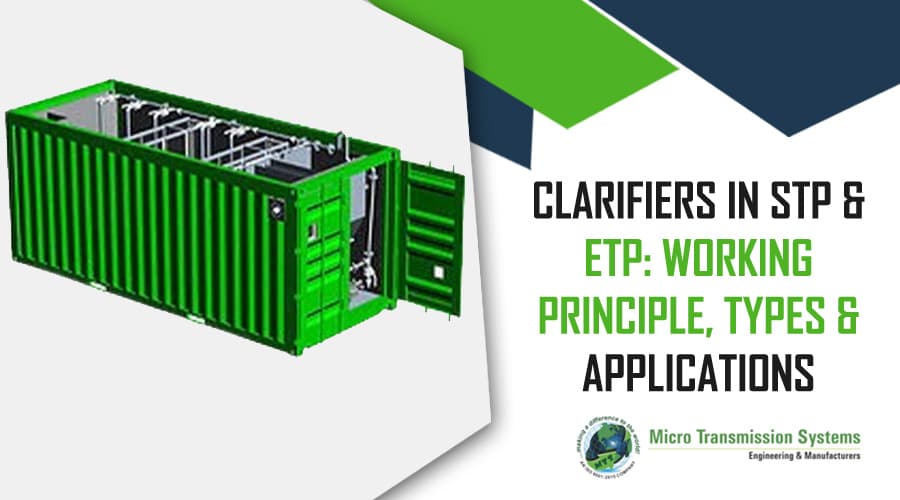 Clarifier and clariflocculator for gravity sedimentation in wastewater treatment